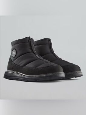 Canada Goose Cypress Puffer Boot Mini bootie 6 37 black with black disk $525